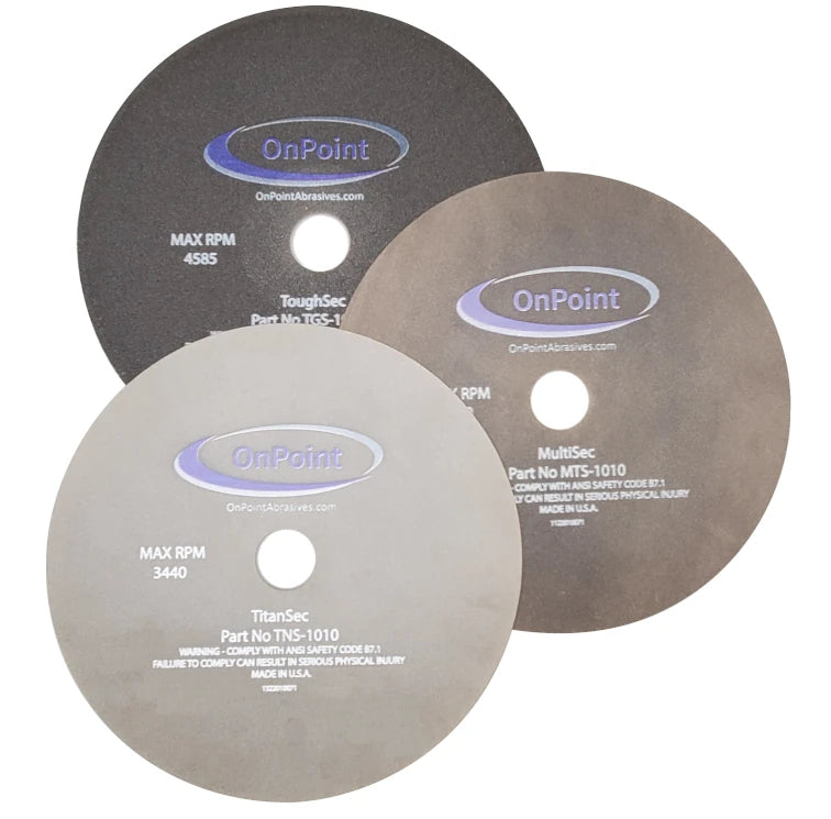 Abrasive blades for metallurgical cutting