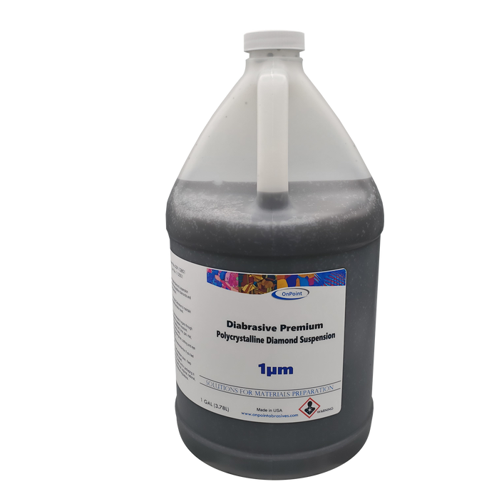 Diabrasive Premium Polycrystalline Diamond Suspension – 1 µm, 1 Gallon, Low Viscosity