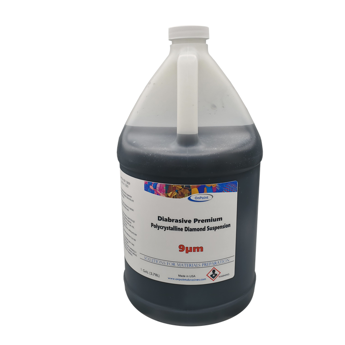 Diabrasive Premium Polycrystalline Diamond Suspension – 9 µm, 1 Gallon, Low Viscosity