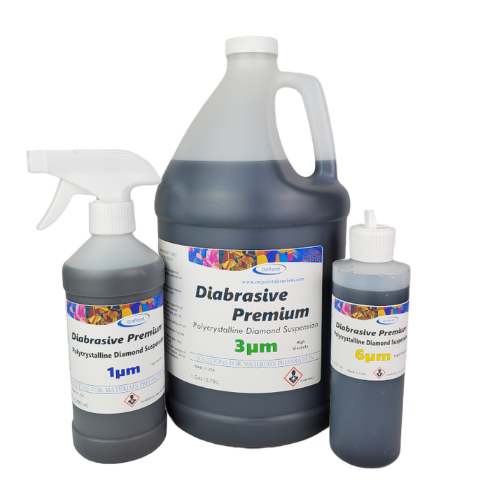 Diabrasive Premium, Poly, 15 micron, 16oz (473ml), High Viscosity
