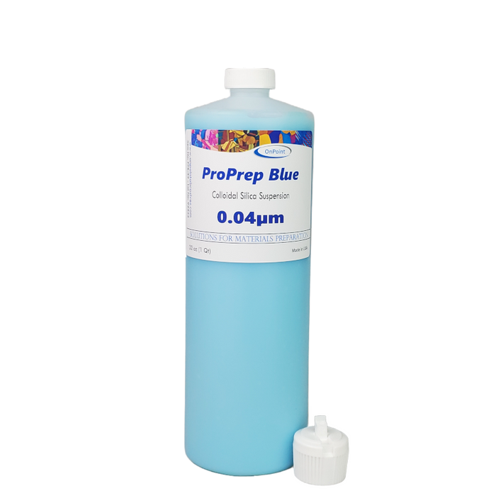 32oz ProPrep Blue colloidal silica from OnPoint Abrasives
