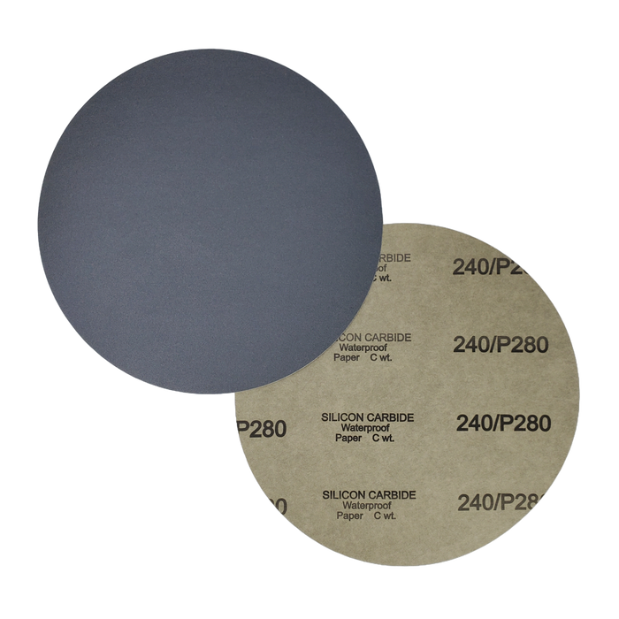 Silicon Carbide Grinding Paper, 10" with Plain Backing