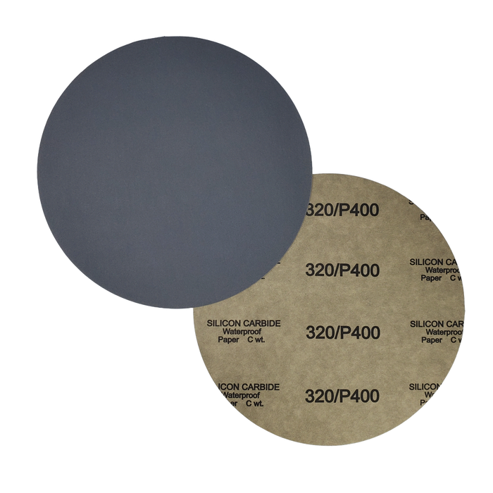 CarbiPro SiC Abrasive Paper, 12in (305mm), PSA, 320/P400 Grit