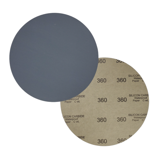 8in SiC grinding paper PSA - 360 grit