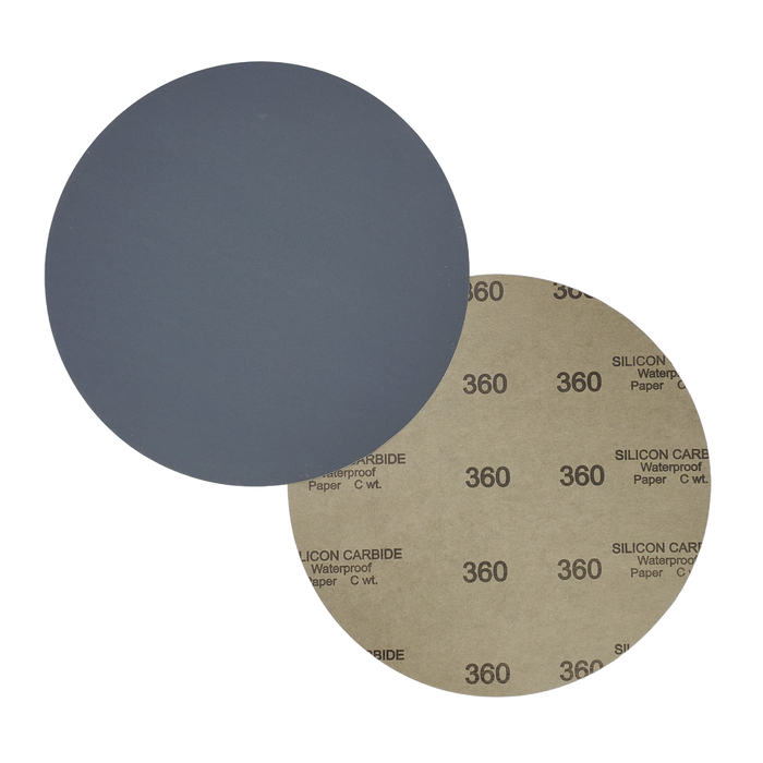 Silicon Carbide Grinding Paper, 12" with adhesive (PSA) Backing