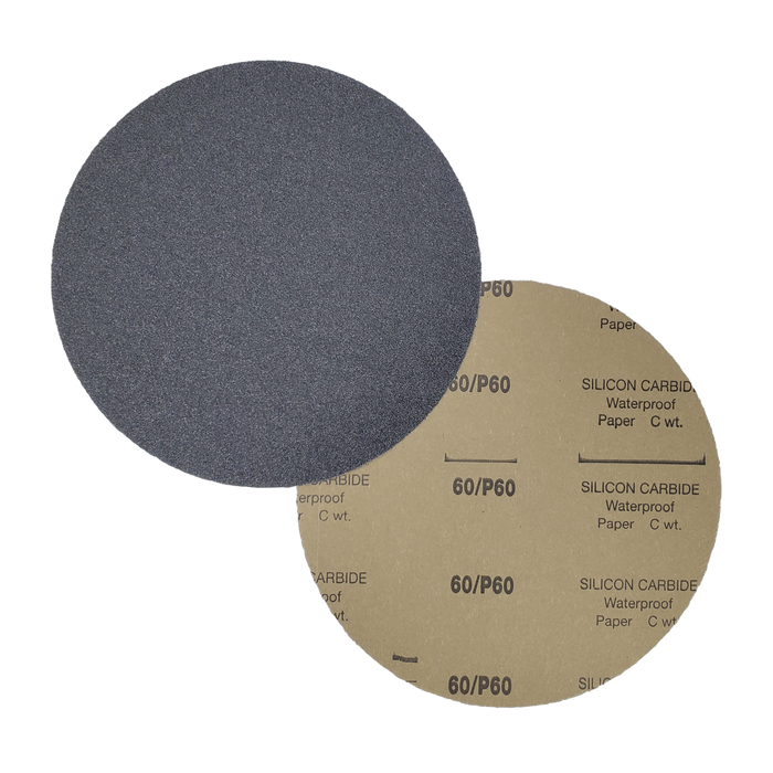 Silicon Carbide Grinding Paper, 12" with Plain Backing